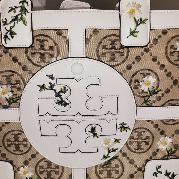 Rare Unique Tory Burch Summer White Bag, New NWT - Picture 11 of 11